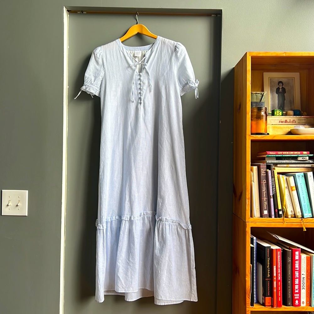 Karl Marc John Sky Blue Maxi Dress Bought in Paris Summer 2022. NWOT